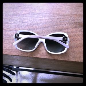 Chanel black and white 5174 sunglasses